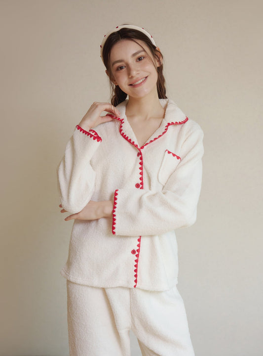 Marshmallow Fleece Pajama - premium Korean sleepwear by LUNALUZ