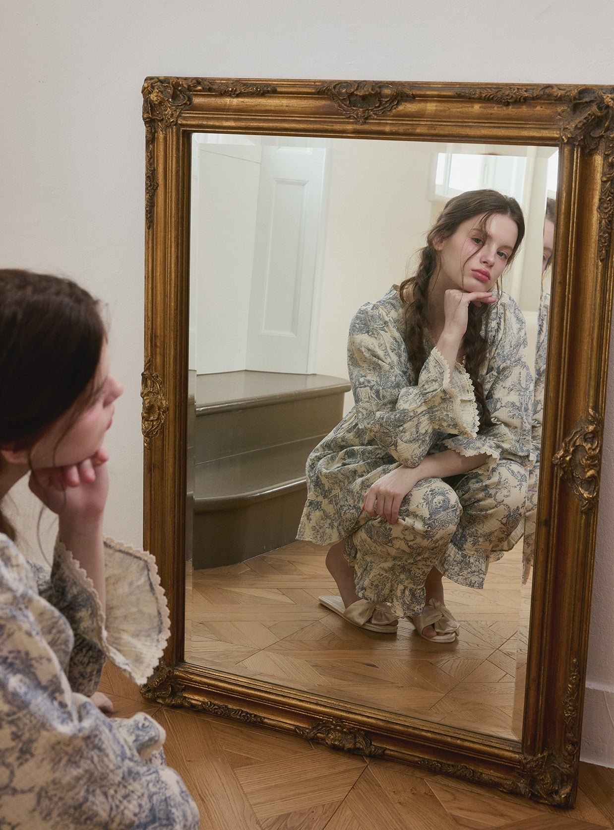 Amor Double - Gauze Cotton Toile Pajama Set – 2 Colors - premium Korean sleepwear by LUNALUZ