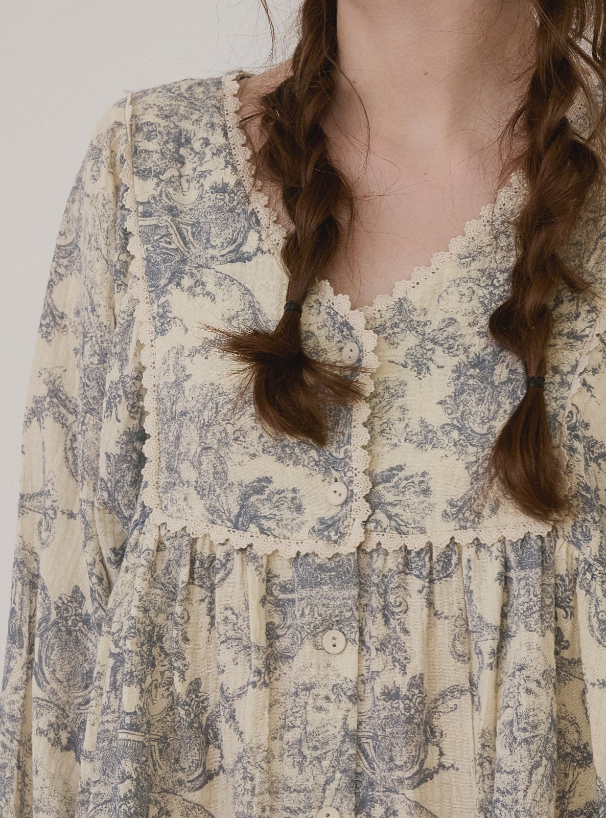 Amor Double - Gauze Cotton Toile Pajama Set – 2 Colors - premium Korean sleepwear by LUNALUZ