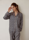 Botany Modal Cotton Collar Long - Sleeve Pajama Set - premium Korean sleepwear by LUNALUZ