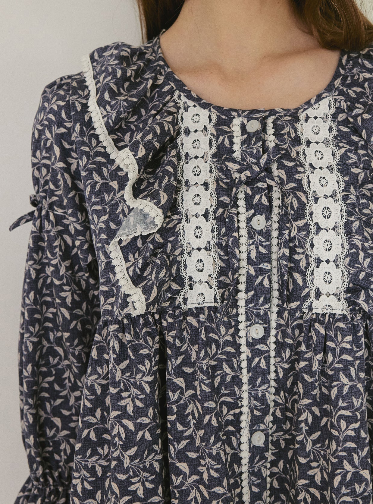 Botany Modal Cotton Round - Neck Pajama Set - premium Korean sleepwear by LUNALUZ