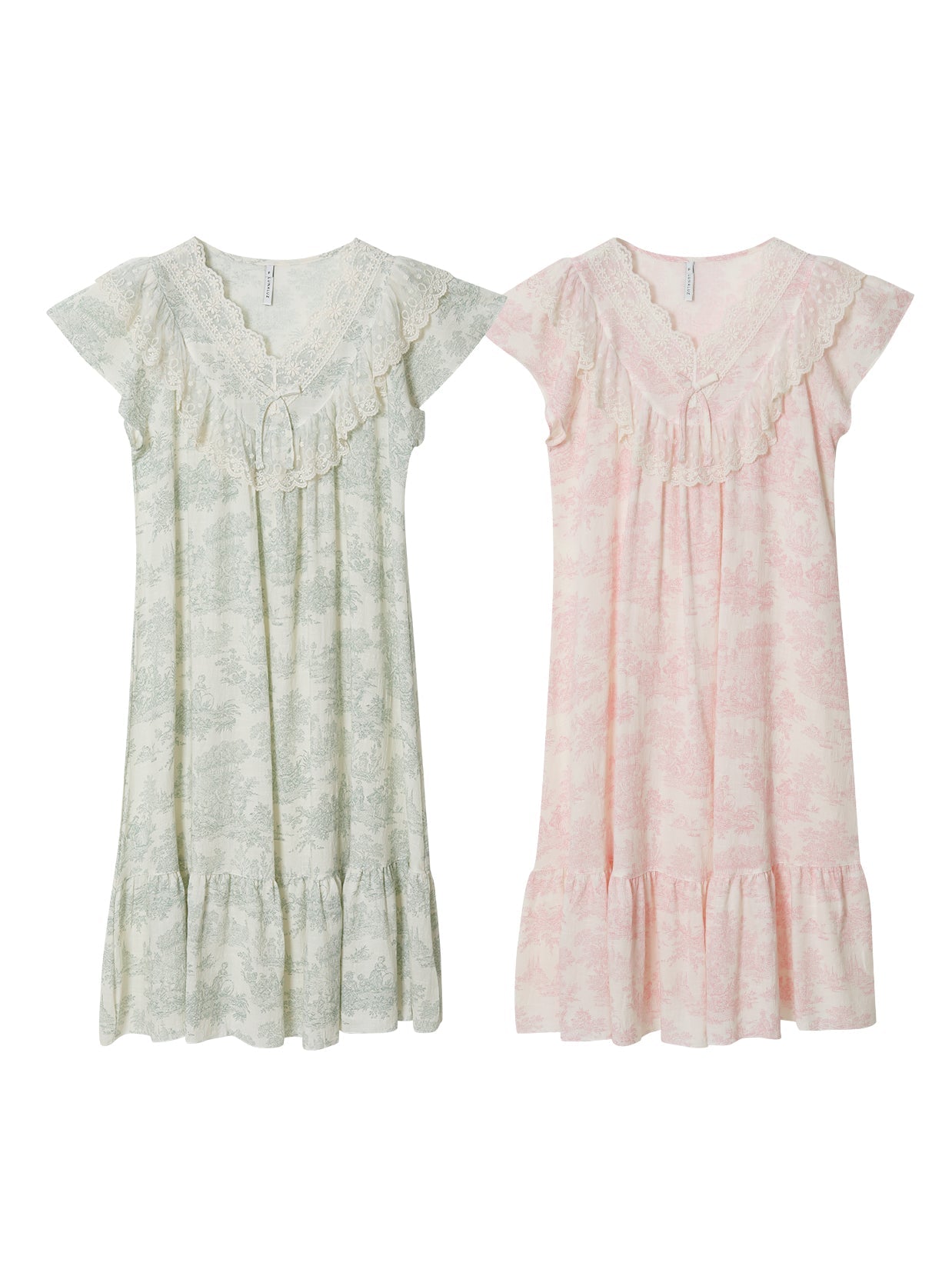 Elise Rayon Cotton V - Neck Sleeveless Pajama Set (2 Colors) - premium Korean sleepwear by LUNALUZ