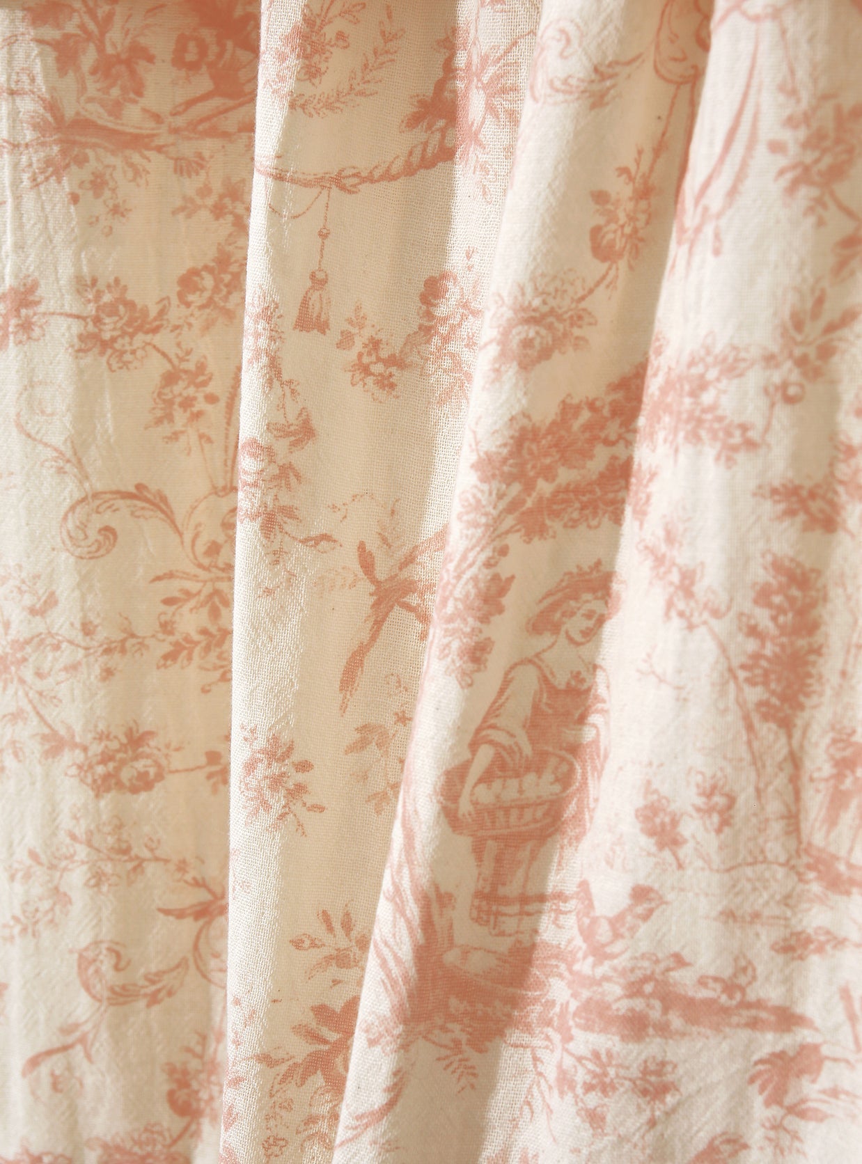 Elva Cotton Long - Sleeve Round - Neck Nightdress - premium Korean sleepwear by LUNALUZ