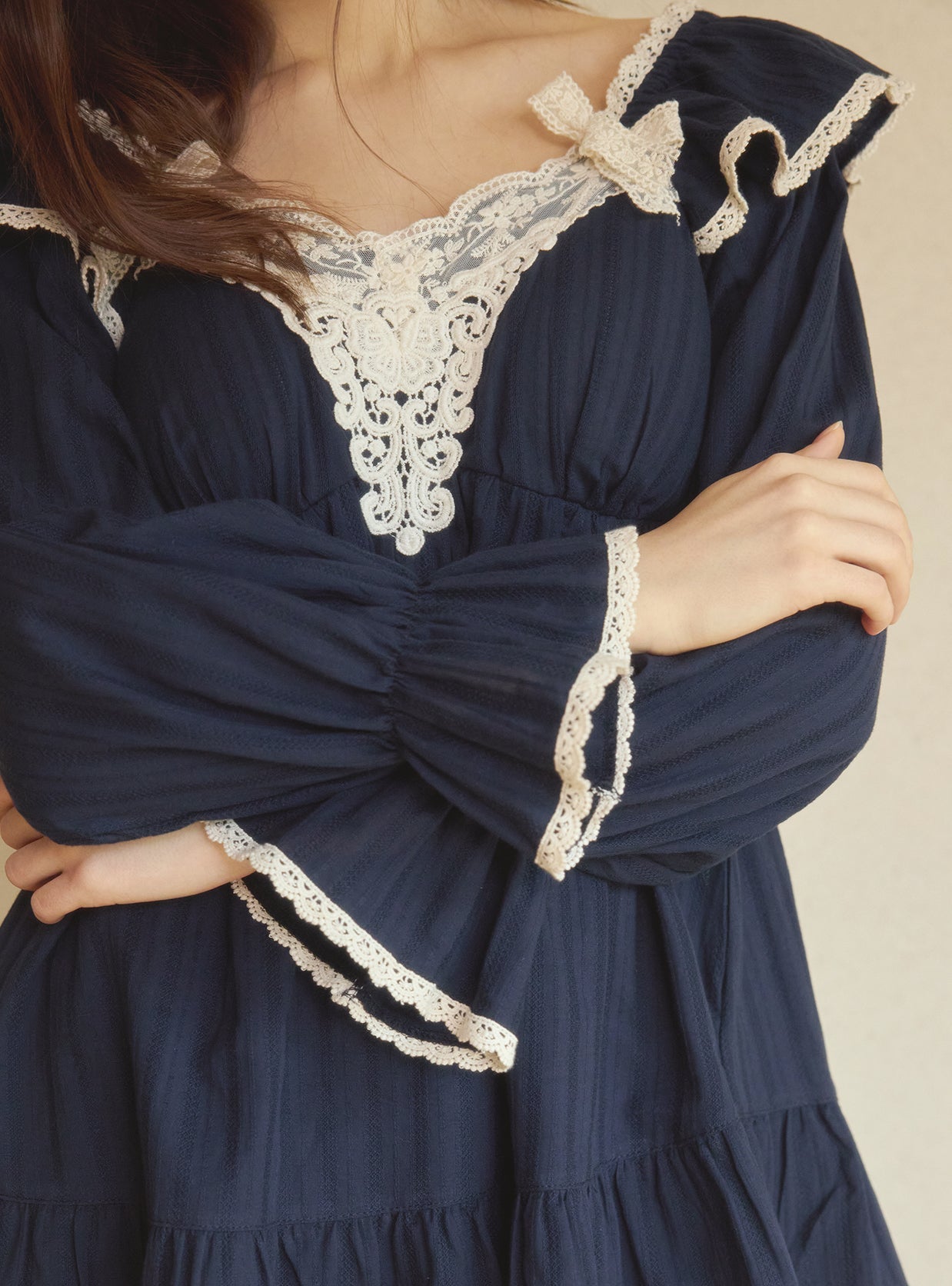 Emma Cotton Built - In Bra Pajama Set - premium Korean sleepwear by LUNALUZ