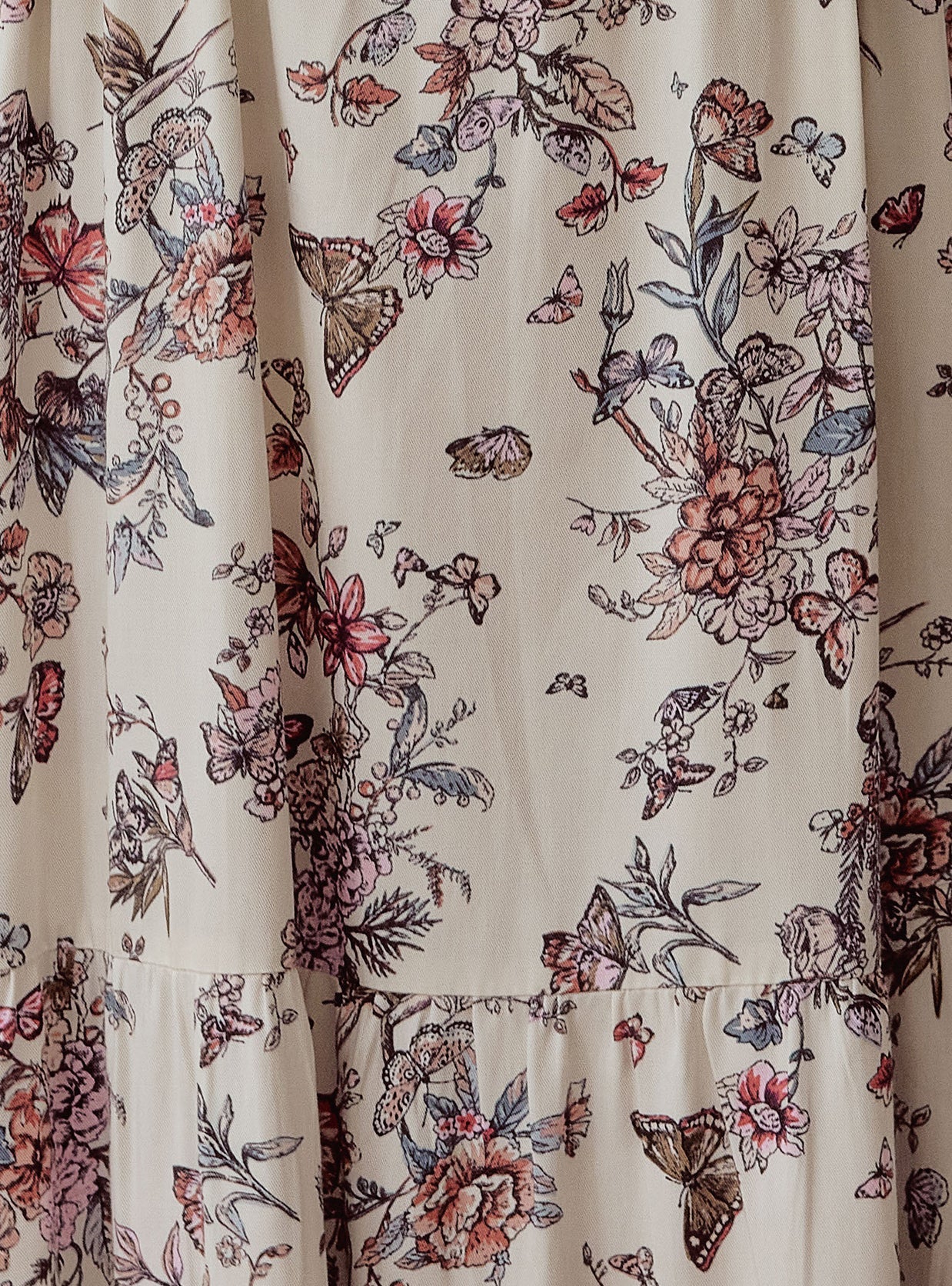 Jardin Modal Cotton V - Neck Long - Sleeve Nightdress - premium Korean sleepwear by LUNALUZ