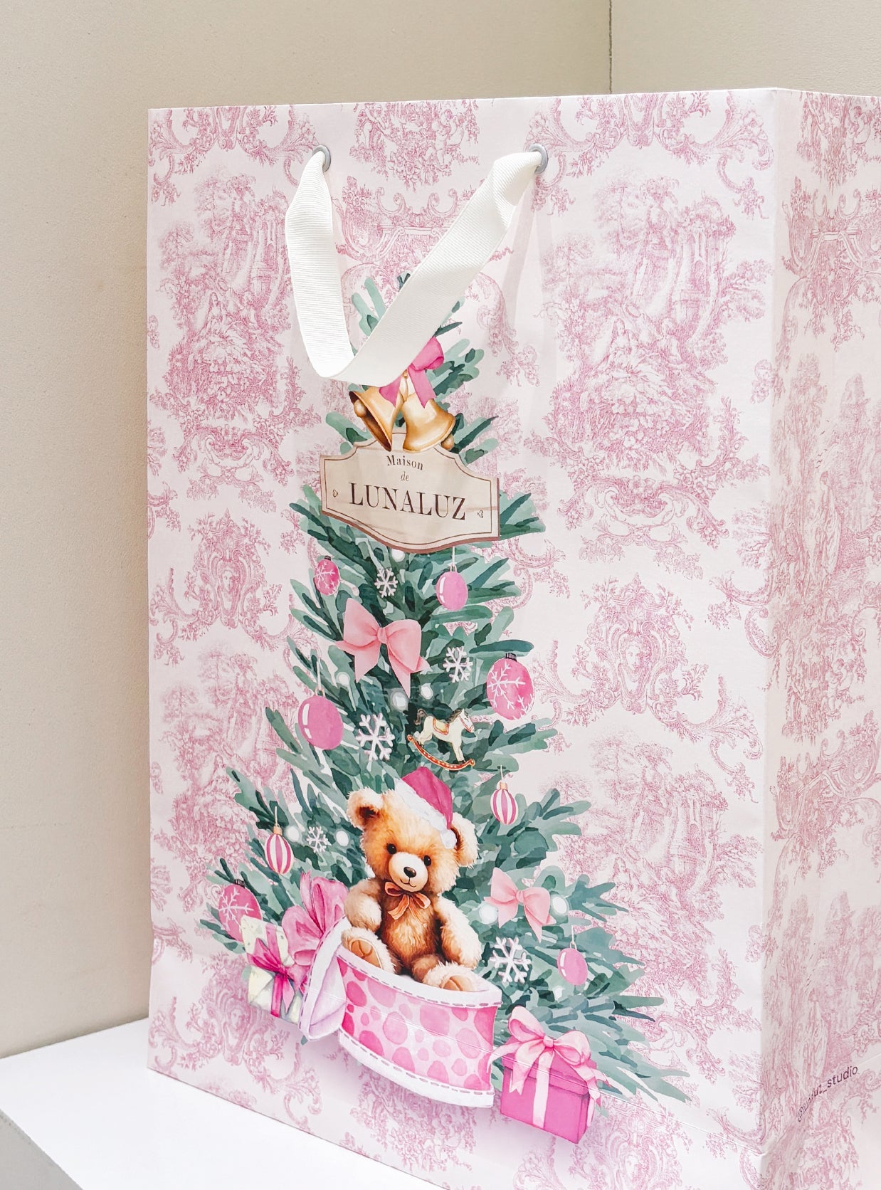 LUNALUZ Holiday Edition Gift Bag - premium Korean sleepwear by LUNALUZ