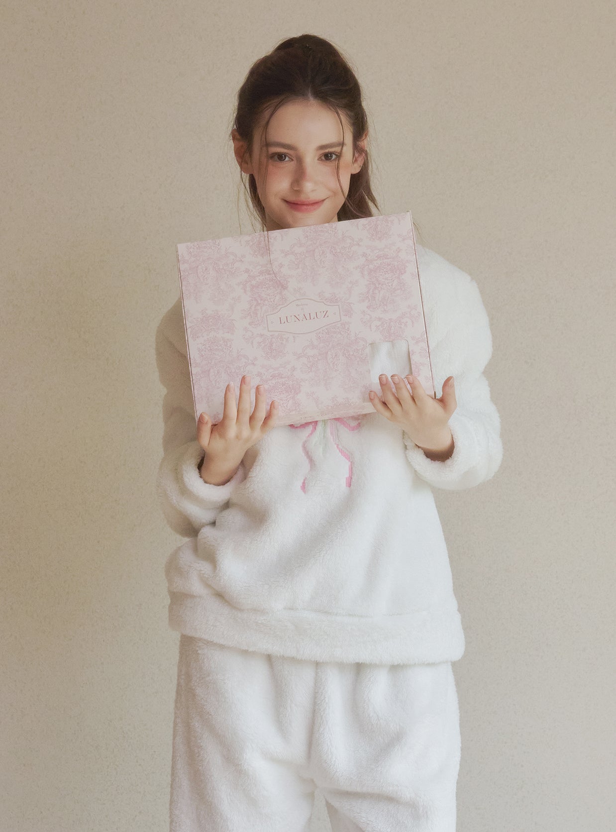 LUNALUZ Toile Gift Case (Rectangle) - premium Korean sleepwear by LUNALUZ