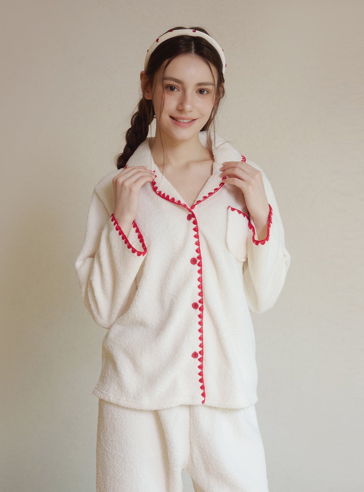 Marshmallow Fleece Pajama - premium Korean sleepwear by LUNALUZ
