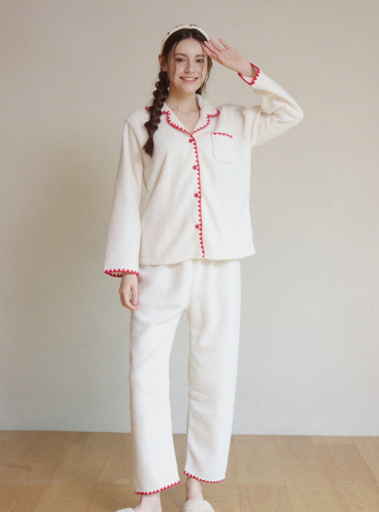Marshmallow Fleece Pajama - premium Korean sleepwear by LUNALUZ