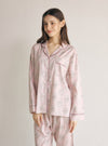 Privé Modal - Cotton Collar Neck Pajama Set - premium Korean sleepwear by LUNALUZ