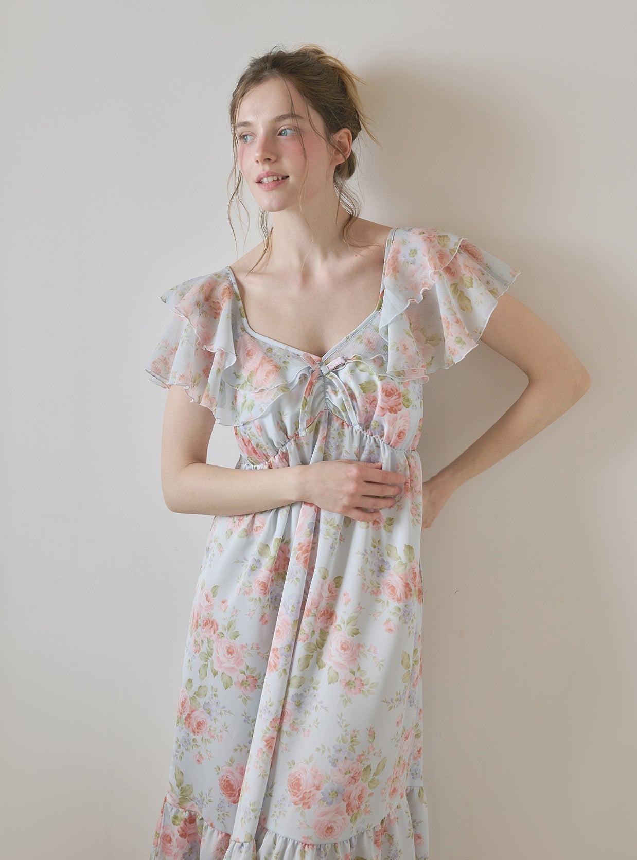 Psyche Satin Sleeveless Built - in Bra Cup Dress (Sleepwear) - premium Korean sleepwear by LUNALUZ