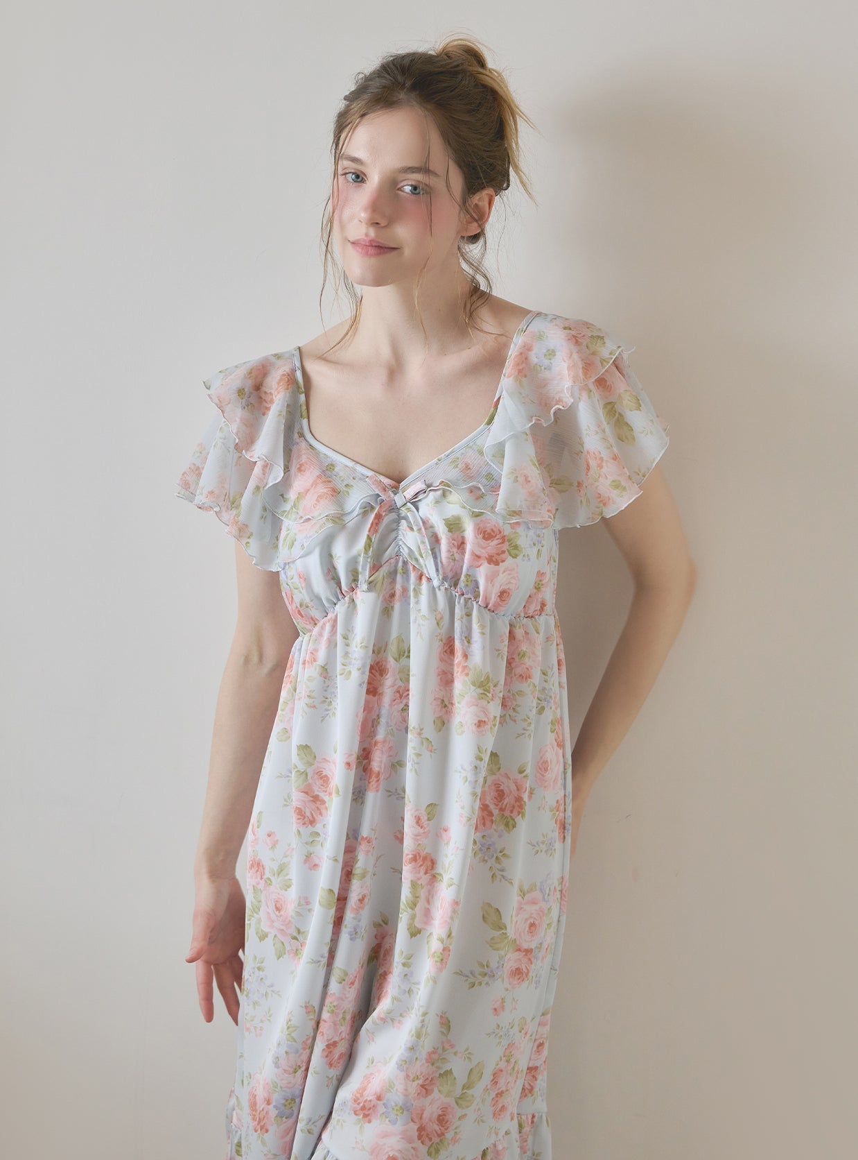 Psyche Satin Sleeveless Built - in Bra Cup Dress (Sleepwear) - premium Korean sleepwear by LUNALUZ