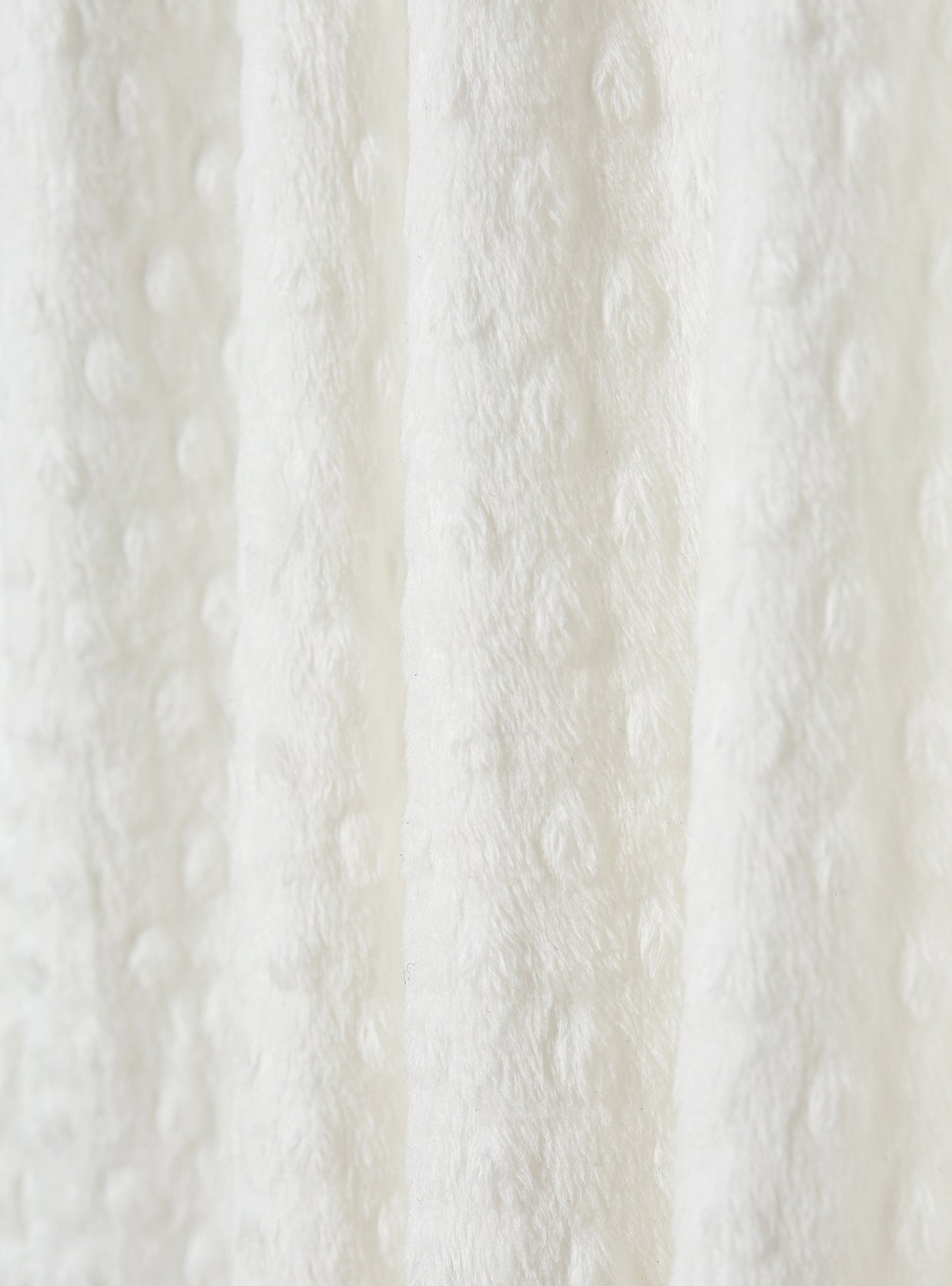 Teresa Embossed Microfleece Long - Sleeve Nightdress - premium Korean sleepwear by LUNALUZ