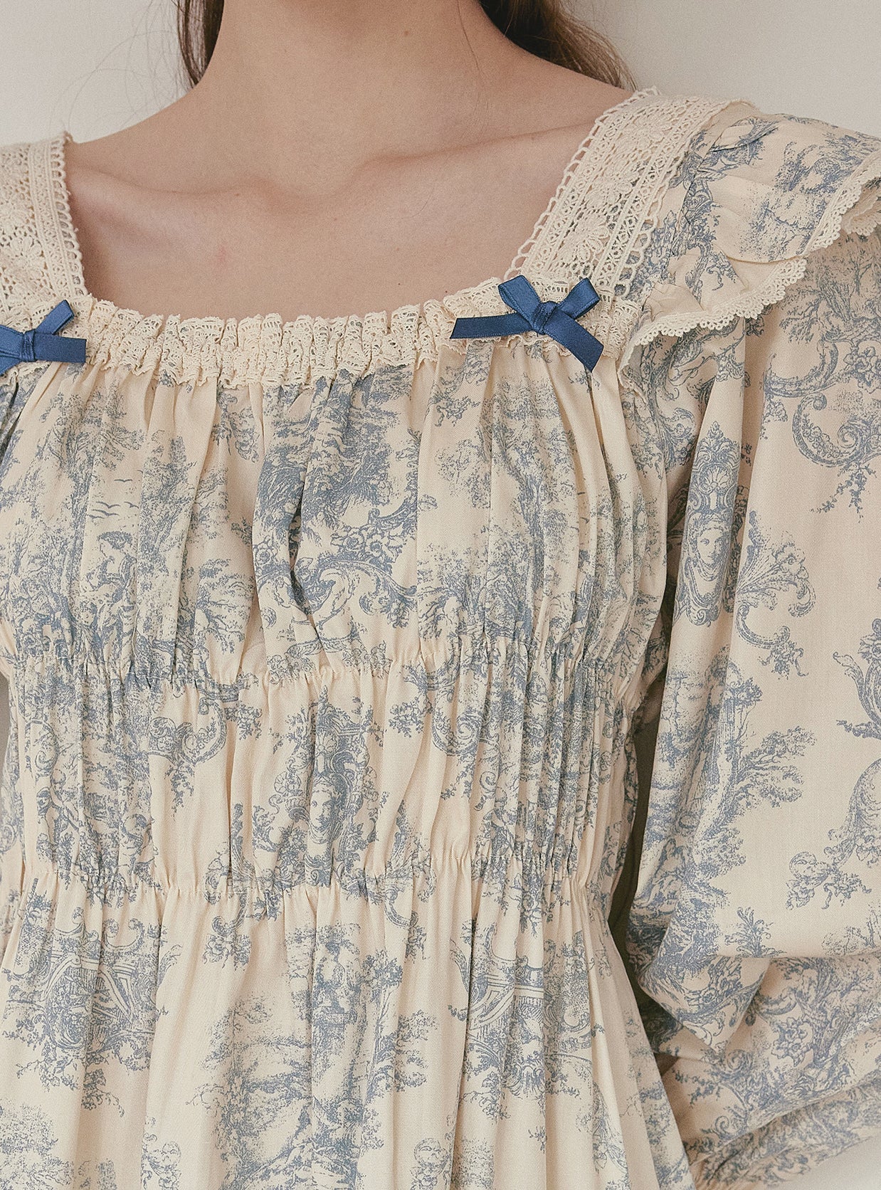 Versailles Modal Cotton Two - Piece Pajama Set – 2 Colors - premium Korean sleepwear by LUNALUZ